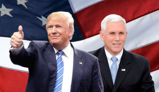 Donald Trump and Mike Pence. Photo from donaldjtrump.com.