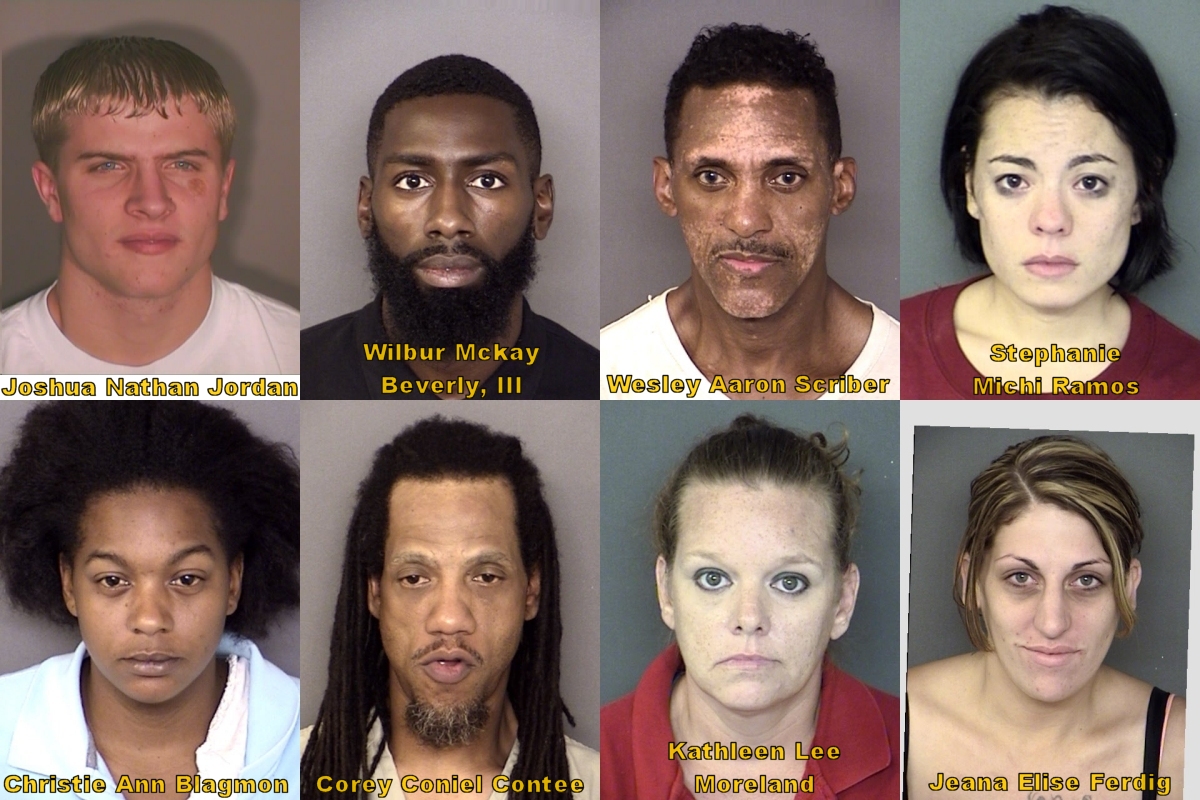 Booking photos via SMCSO.