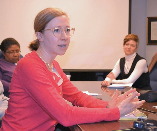 Anne Hurley, a former Maryland Legal Aid attorney, says regulations on safe and secure patient discharges from nursing homes are vague and difficult to enforce. Vonda Wagner's case, Hurley said, is an example of a long-standing problem in nursing home oversight. (Capital News Service photo by Amanda Eisenberg)