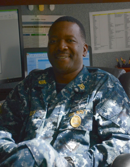 Naval Air Station Patuxent River Command Master Chief (AW/SW) Kevin Guy. (U.S. Navy photo by Donna Cipolloni)