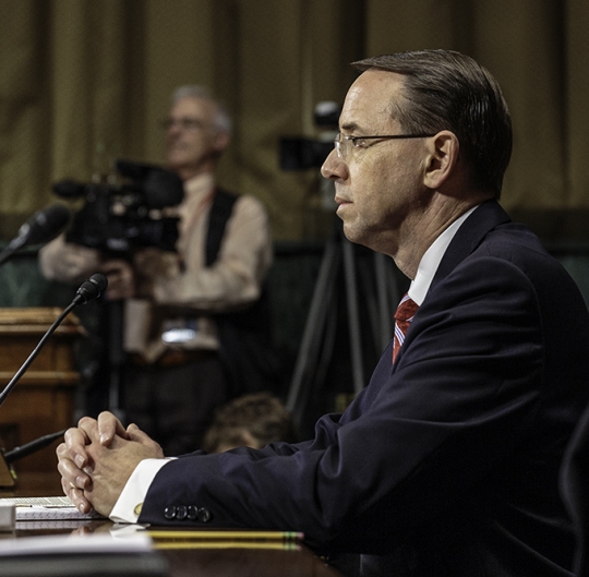 Maryland federal prosecutor Rod Rosenstein, President Donald Trump's nominee for deputy attorney general.