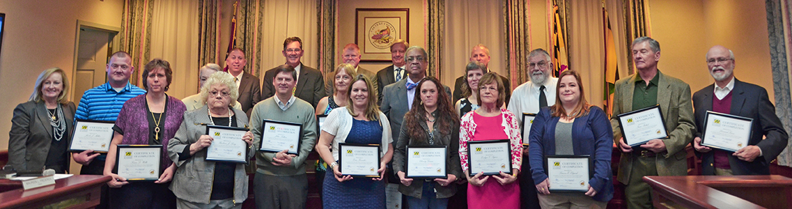 Graduates of the first Calvert County Citizens Academy. (Photo: Calvert Co. Gov.)