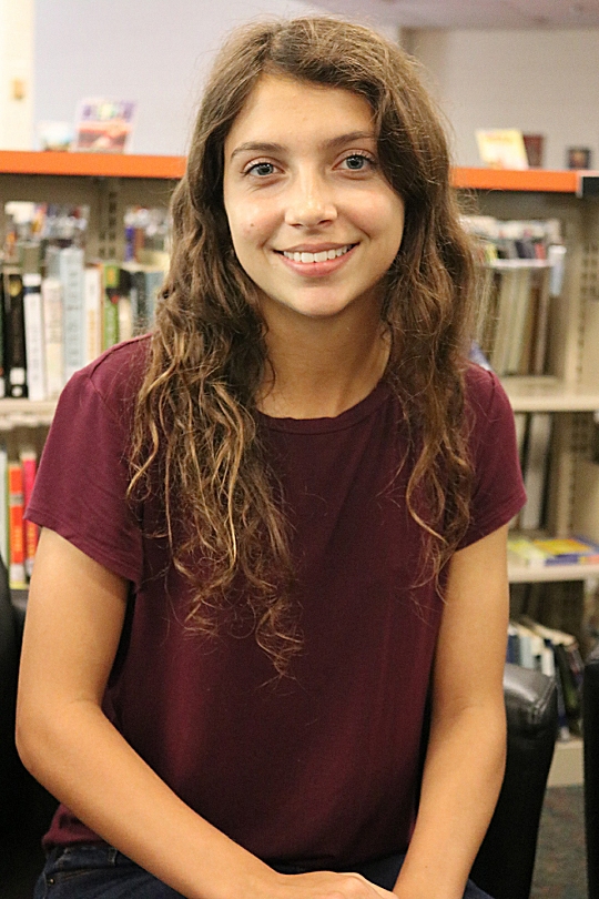 Maurice J. McDonough High School senior Elizabeth Saoud.