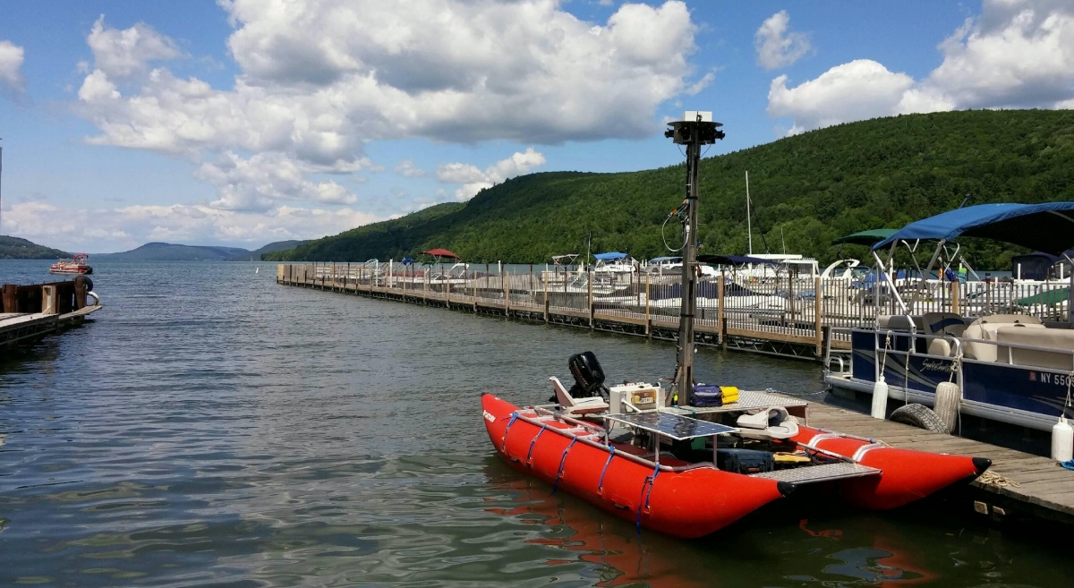 The Conservancy will once again partner with Richmond-based Terrain360 to obtain high-resolution, 360-degree images using a custom designed pontoon boat with six cameras mounted 10 feet above the water's surface. Images will be taken every 40 feet and later stitched together to create a digital image map of each river, accessible by anyone with an Internet connection.