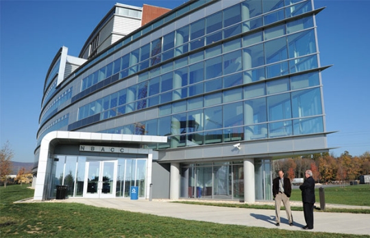 Exterior photo of the National Biodefense Analysis and Countermeasures Center, located at Fort Detrick in Frederick. (Photo: DHS)