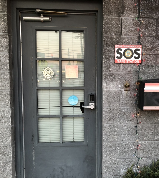 A Safe Station stands as part of Maryland's Brooklyn Park Fire Department Dec. 1, 2017. It is one of the most popular ones in Anne Arundel County. (Photo: Sue Kopen Katcef)