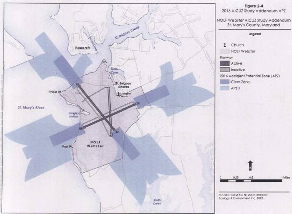 NOLF Webster AICUZ Study Addendum. Source: NAVFAC.