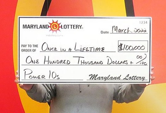 A life-changing $100,000 prize came to this Charles County resident. (Photo: Maryland Lotto)