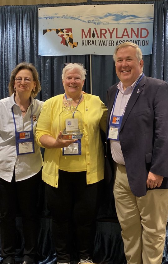 From left to right: Sue Houghton, MRWA CEO; Dee Wunder, CRWC President; and David Baird, NRWA President.
